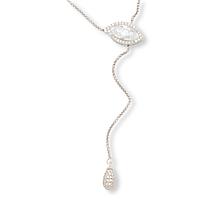 Radiance by Absolute™ 3.10ctw Pear Drop Lariat Necklace