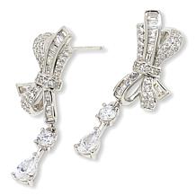 Radiance by Absolute™ 3.34ctw Mixed Cut Bow Drop Earrings