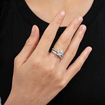 Radiance by Absolute™ 4.8ctw Channel-Set Boxed Bridal Ring 2-piece Set