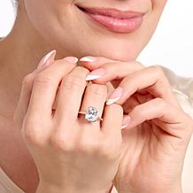 Radiance by Absolute™ 4ctw Emerald Cut Bezel-Set Solitaire Ring