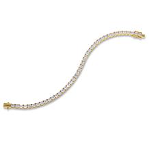 Radiance by Absolute™ 4mm Asscher Cut Tennis Bracelet
