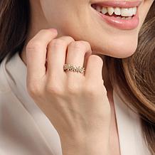 Radiance by Absolute™ 5-Flower CZ Band Ring