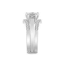 Radiance by Absolute™ 5.39ctw 3-Stone Oval Engagement Ring Set