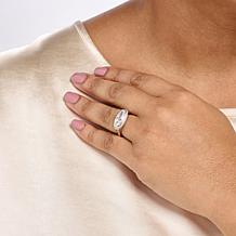 Radiance by Absolute™ 5.55ctw Oval with Pavé East/West Ring