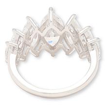 Radiance by Absolute™ 5.5ctw Graduated Marquise-Cut Ring