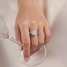 Radiance by Absolute™ 5.78ctw Halo Bridal Ring 2-piece Set