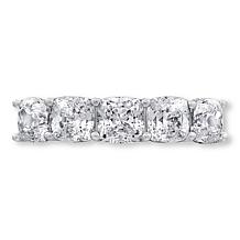 Radiance by Absolute™ 5.78ctw Simulated Diamond Square 5-Stone Ring