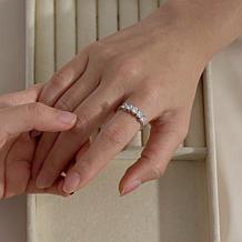 Radiance by Absolute™ 5.95ctw Bezel-Set Oval 5-Stone Ring