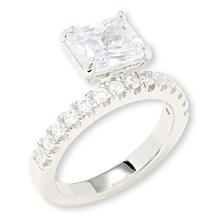 Radiance by Absolute™ 5.96ctw Emerald Cut Floating Ring