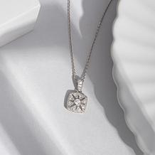 Radiance by Absolute™ .66ctw Antique-Style Rectangular Drop Necklace