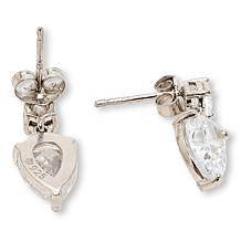 Radiance by Absolute™ 7.88ctw Simulated Diamond Pear Drop Earrings