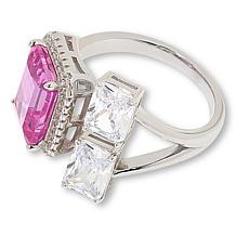 Radiance by Absolute™ 8.50ctw 3-Stone Modern Cuff Stack Ring