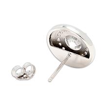 Radiance by Absolute™ 9.12ctw Framed Halo Circle Stud Earrings