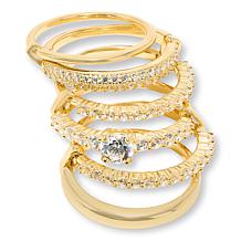 Radiance by Absolute™ Connected 6-Band Stack Ring 