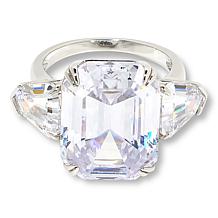 Radiance by Absolute™ Couture Emerald-Cut and Trilliant Cocktail Ring 