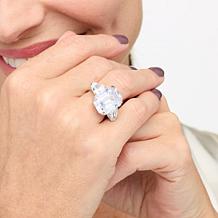 Radiance by Absolute™ Couture Emerald-Cut and Trilliant Cocktail Ring