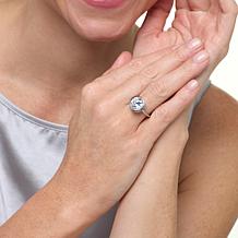 Radiance by Absolute™ Couture Platinum-Plated Bezel-Set Solitaire Ring