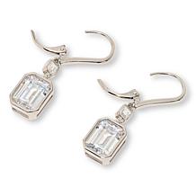 Radiance by Absolute™ Emerald Cut Double-Drop Earrings