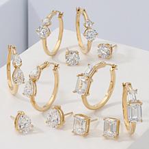 Radiance by Absolute™ Emerald-Cut Duet Earring Set