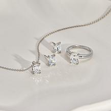 Radiance by Absolute™ Emerald Cut Pendant, Earrings and Ring Set