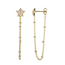 Radiance by Absolute™ Gold-Plated Star Chain Drop Earrings
