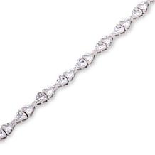 Radiance by Absolute™ Magnet Clasp Bow Design Line Bracelet