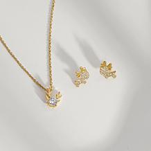 Radiance by Absolute™ Reindeer Antlers Earrings and Necklace Set