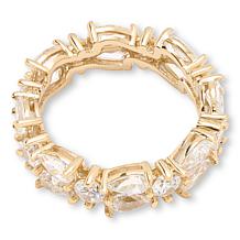 Radiance by Absolute™ Round and Pear Mixed-Cut Band Ring