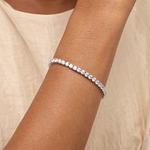 Radiance by Absolute™ Silver Magic Magnet Clasp Line Bracelet