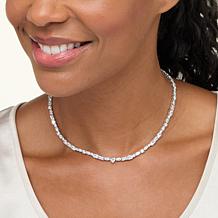 Radiance by Absolute™ Simulated Diamond Mixed Cut Tennis Necklace