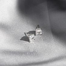 Radiance by Absolute™ Square and Round Solitaire Stud Earrings