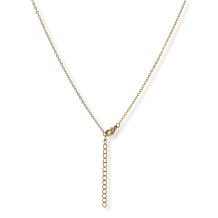 Radiance by Absolute™ Stainless Steel CZ-Accented Pendant Necklace