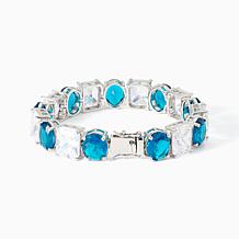 Radiance by Absolute™ White & Blue CZ Tennis Bracelet