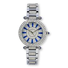 Radiance by Absolute™ Women's Simulated Gemstone Pavé Bracelet Watch