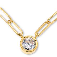 Radiance by Absolute™ x Katharine McPhee Bezel Drop Chain Necklace