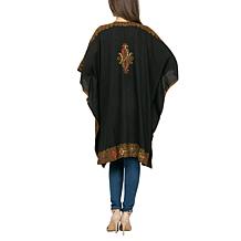 Raj Amira Thick Stitch Embroidered Duster Kimono
