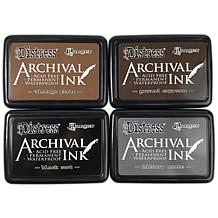 Ranger Tim Holtz Distress Archival Ink Pad Stack - Basics
