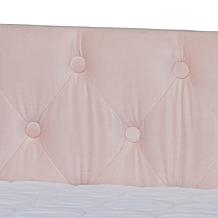 Raphael Velvet Fabric Upholstered Full Size Daybed with Trundle