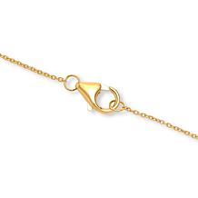 Rarities 1/3ctw Colored Diamond Heart Drop Necklace