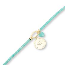 Rarities Amazonite Bead Necklace with Evil Eye Charm