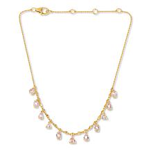 Rarities Diamond-Accented Gemstone Dangle Choker Necklace