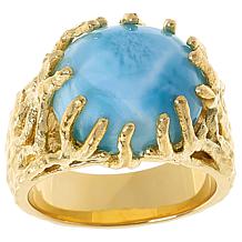 Rarities Gold-Plated Gemstone Branch Ring
