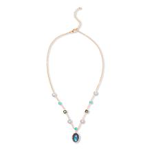 Rarities Gold-Plated Multigemstone Station Chain Necklace