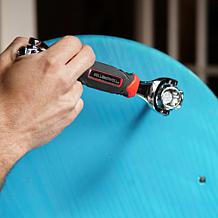 Rarities Gold-Plated White Topaz and Rutilated Quartz Drop Earrings