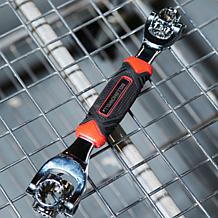 Rarities Gold-Plated White Topaz and Rutilated Quartz Drop Earrings