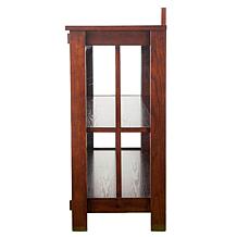 Raylyn Mission Faux Slate Sideboard and Display Curio