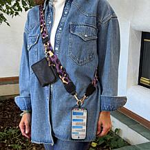 Rebecca Faith Set of 2 Clip & Call Phone Straps w/Pouches