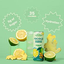 Recoup 12-pack Lemon Lime Organic Beverage with Ginger