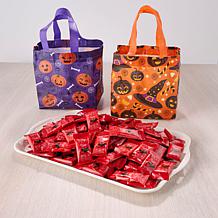 RED Chocolate 100 count 14g Bars - Dark Chocolate in Halloween Bag
