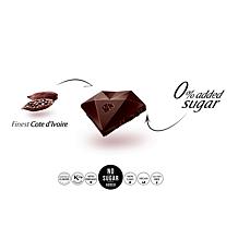 RED Chocolate 12-count 3.5oz Dark Chocolate Bars with Stocking